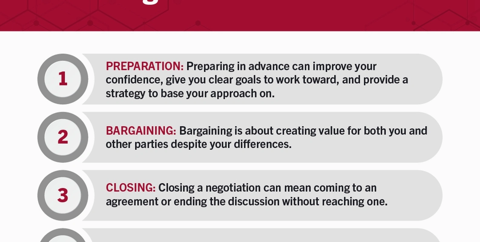 Contract negotiation techniques